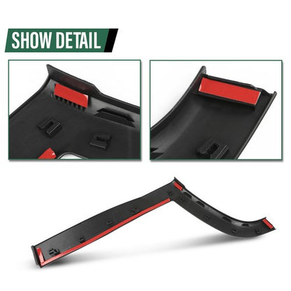 Solid Spare Fit For 2017-2024 Jeep Compass Rear Door Molding Left Driver Side CH1504111
