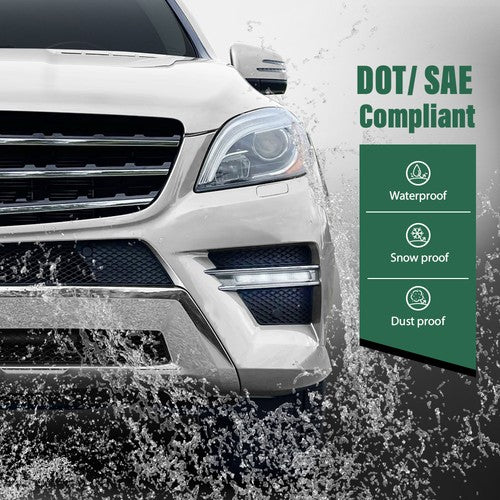 Solid Spare Fit For 13-15 Benz W166 ML/GL X204 GLK LED Daytime Running Light Fog Lamp Left