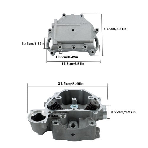 Solid Spare 12-19 Cylinder Head Cover + Cylinder Head + Gasket For Honda Foreman 500 TRX500