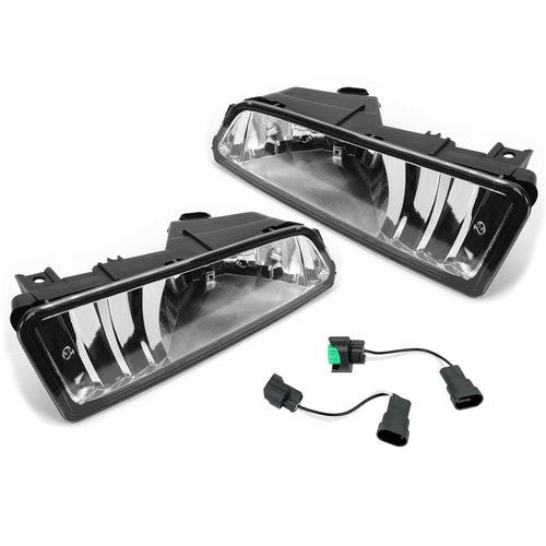 Solid Spare Fit 2002-2003 Acura TL Sedan Front Bumper Driving Fog Lights Lamps w/Bulb L+R