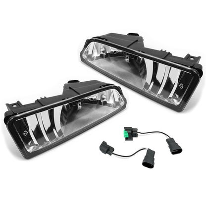 Solid Spare Fit 2002-2003 Acura TL Sedan Front Bumper Driving Fog Lights Lamps w/Bulb L+R