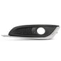 Solid Spare Fit For 2014-2017 Buick Regal Fog Light Bezel Lamp Cover w/ Chrome Trim Left