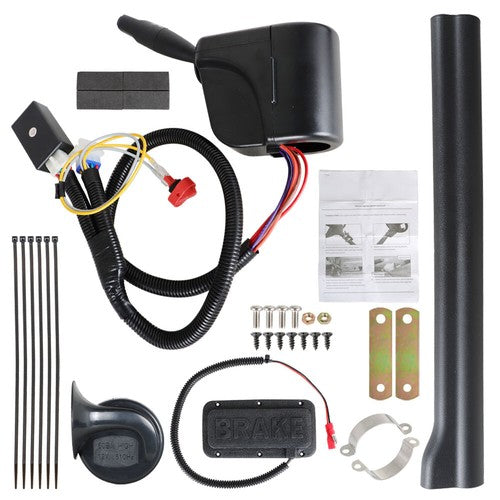 Solid Spare For Club Car Yamaha Golf Cart LED Light Turn Signal Kit W/ Horn Brake Hazard