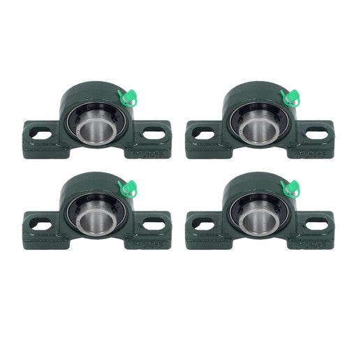 Solid Spare 4Pack UCP205-16 Pillow Block Mounted Ball Bearing 1" Bore Cast Iron Base