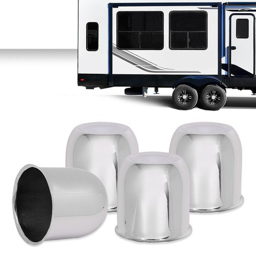 Solid Spare 4pcs Center Cap For Weld Draglite 5 Lug 3.25" Trailer Wheel Rims Center Bore
