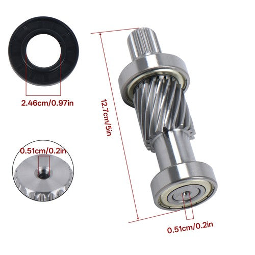 Solid Spare Input Shaft Kit Fit For EZGO RXV Electric Golf Cart 620329 2008 and Up New