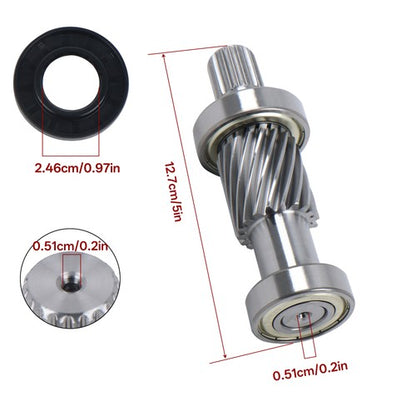 Solid Spare Input Shaft Kit Fit For EZGO RXV Electric Golf Cart 620329 2008 and Up New