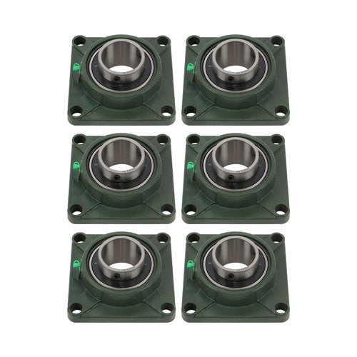 Solid Spare 6 Pcs Self-Aligning UCF212-39 Pillow Block Bearing Solid Base 2-7/16" Bore