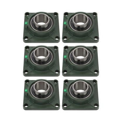 Solid Spare 6 Pcs Self-Aligning UCF212-39 Pillow Block Bearing Solid Base 2-7/16" Bore