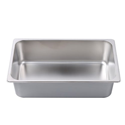 Solid Spare 2 Pack 6 Inch Deep Full Size Restaurant Steam Table Pans Without Lid