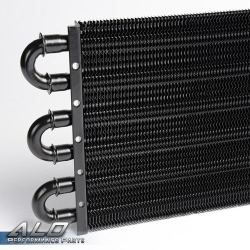 Solid Spare New Universal 6 Row 10AN Remote Transmission Oil Cooler Radiator Converter Kit