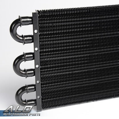 Solid Spare New Universal 6 Row 10AN Remote Transmission Oil Cooler Radiator Converter Kit