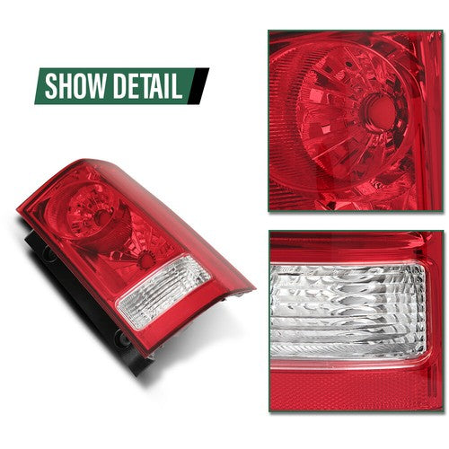 Solid Spare Fit For 2009-2015 Honda Pilot Tail Light Brake Lamp Assembly w/o Bulb Right Side