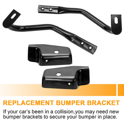 Solid Spare Front Bumper Mounting Support Brace Bracket 8pc Kit For Silverado 1500 2007-2013