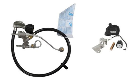 Solid Spare Weber Q3200 Gas Igniter, Manifold Valve and Hose