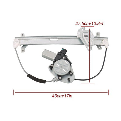 Solid Spare 741-304 Front LH Window Regulator w/ Motor For Honda Accord Coupe 2003-2007