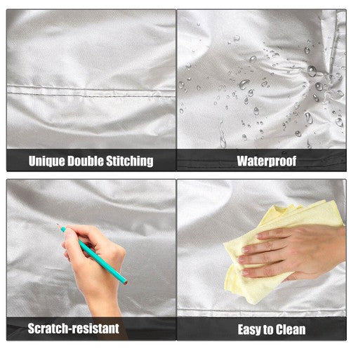 Solid Spare Utility Vehicle Cover Storage Waterproof Rain For Honda Pioneer 500 700 Deluxe