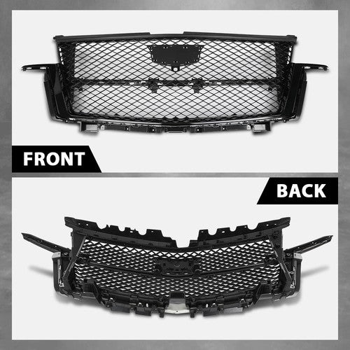 Solid Spare Fit For 2021 2022 2023 Cadillac Escalade Front Grille Assembly Black 84830289
