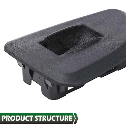 Solid Spare Rear Window Switch Bezel Fit For 09-13 Chevy Silverado GMC Sierra Extended Cab