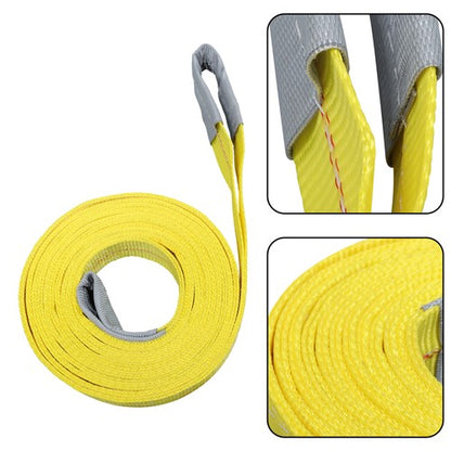 Solid Spare 2 Pack 20 Ft x 2 Inch Lift Sling Straps 9400 lbs Fracture Strength