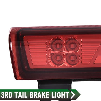 Solid Spare Fit For 00-06 Suburban Tahoe Yukon Red LED Third Brake Light Cargo Lamp New