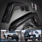 Solid Spare Fender Flares Fit For 2007-2014 FJ Cruiser Pocket Rivet Wheel Cover Textured