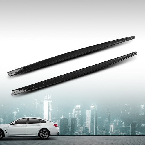 Solid Spare Fit For 2014-2020 BMW F32/F36/F33 4 Series M Sport Side Skirt Extension Splitter