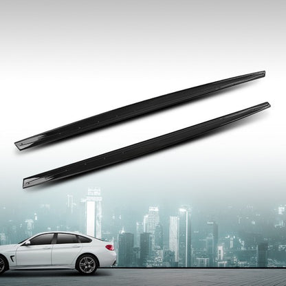 Solid Spare Fit For 2014-2020 BMW F32/F36/F33 4 Series M Sport Side Skirt Extension Splitter