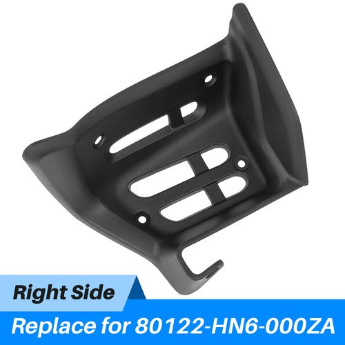 Solid Spare For 2001-2005 Honda TRX250EX Right Side Splash Guard Textured Replacement Black