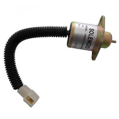 Solid Spare Fuel Shutoff Solenoid 17454-60010 for Kubota Grasshopper Mower Tractor B1700D