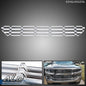 Solid Spare Fit For 16-18 Chevy Silverado 1500 Chrome Grille Overlay Snap On Insert