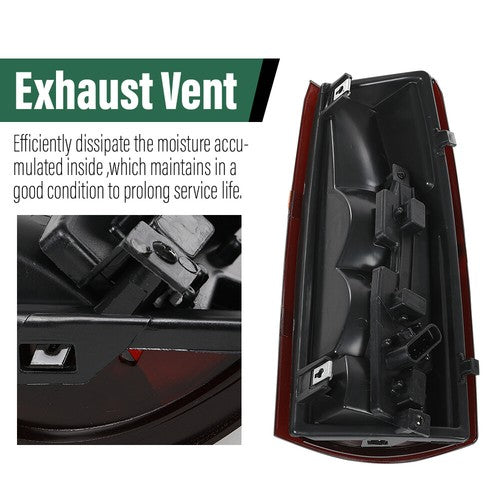 Solid Spare Fit For 88-99 Chevy Silverado GMC Sierra C/K Tail Lights Brake Lamps Smoke
