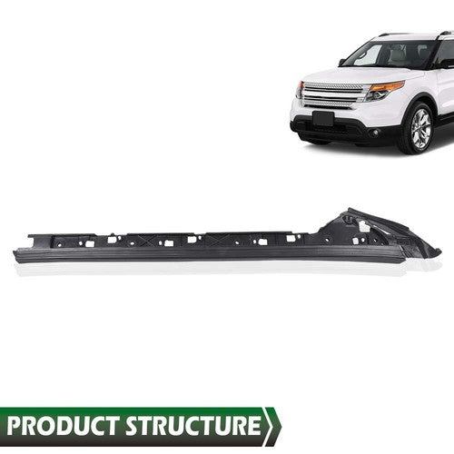 Solid Spare Fit For 2011-2019 Ford Explorer Windshield Inner Trim Pillar Molding Left Side