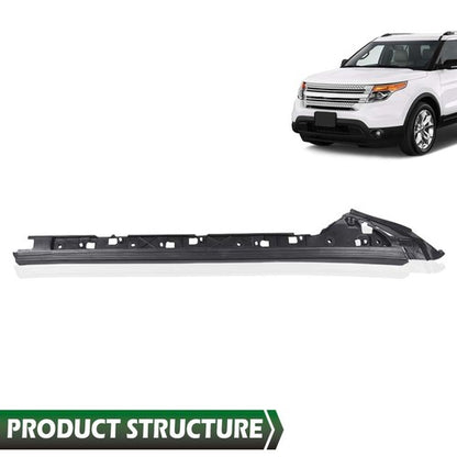 Solid Spare Fit For 2011-2019 Ford Explorer Windshield Inner Trim Pillar Molding Left Side