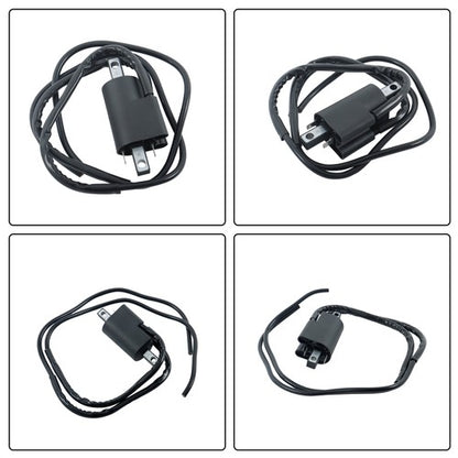 Solid Spare For Yamaha XJ650 1980-83 XJ650L 81-83 XJ650R 82 Ignition Coil Spark Plug & Caps