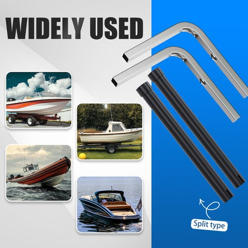 Solid Spare Pair Boat Trailer 40" Guide On Post W/ PVC Poles For Sailboat Trailer