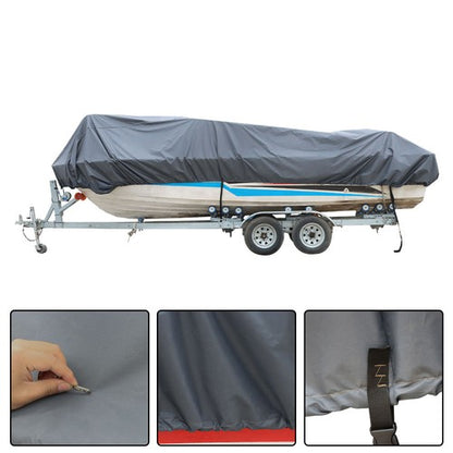Solid Spare Boat Cover 14-16ft 3 Layers Heavy Duty Fabric W/Cotton Lining Waterproof 90"