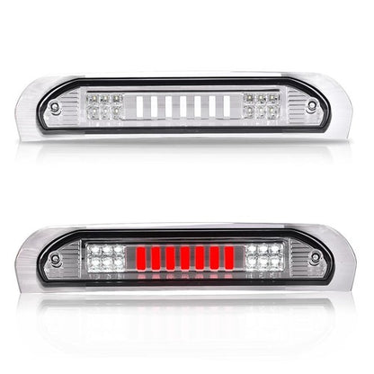 Solid Spare Fit For 02-09 Dodge Ram 1500 2500 LED 3rd Tail Brake Light Cargo Lamp Clear
