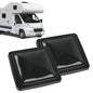 Solid Spare 2 pack 14"X14" Replacement RV Roof Vent Cover Black Camper (Trailer) Vent Cover