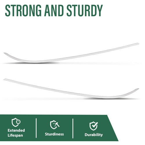 Solid Spare Front Bumper Trim Fit For 10-13 Mercedes Benz E350 E550 Side Molding Left+Right