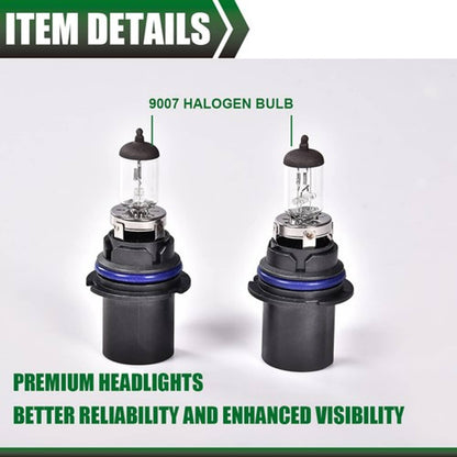 Solid Spare Headlights w/Corner lights LH+RH Fit For 1997 1998-2004 Ford F150 Expedition 4pc
