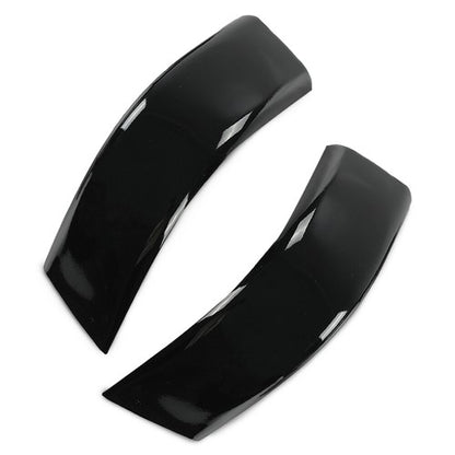 Solid Spare Fit For 99-07 Ford F-250 F-350 F-450 Super Duty Cab Corner Molding Gloss Black
