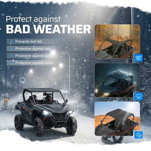 Solid Spare Soft Roof Top w/ Window For 2020-2022 2023 CF-Moto ZForce 950 HO SPORT/EX UTV