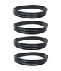 Solid Spare Vacuum Belts for Hoover Windtunnel UH-70110 Rewind T Series Stretch Belts 4 Pk