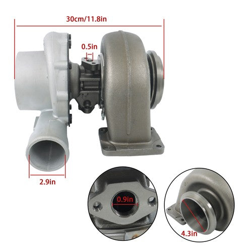 Solid Spare Turbo HT3B Turbocharger 3522867 3803670 for Cummins NTC855 NTC320 NTCC400 NTC400