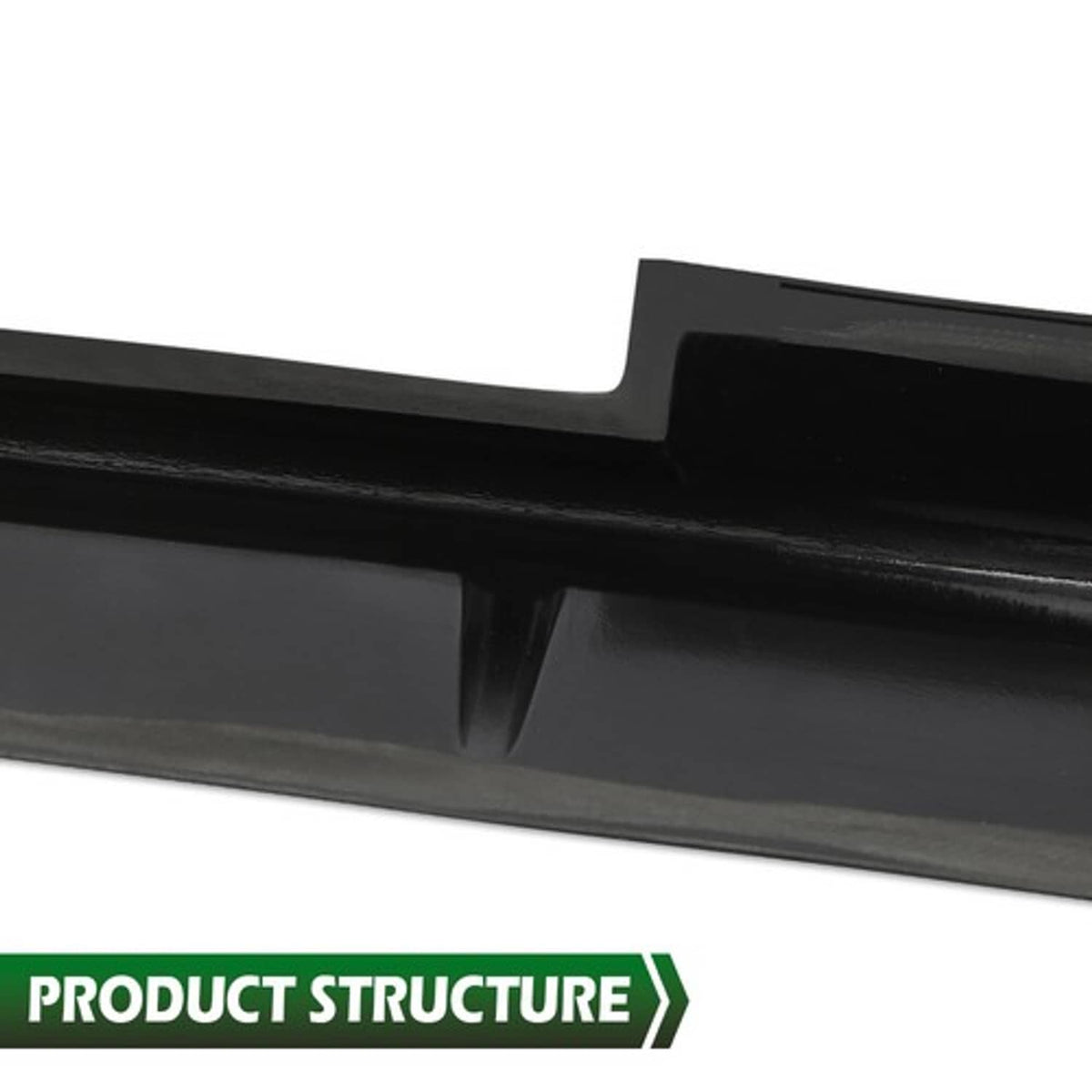 Solid Spare New Fit For Ford F-150 F150 2015-2020 Black ABS Rear Tailgate Top Wing Spoiler