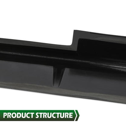 Solid Spare New Fit For Ford F-150 F150 2015-2020 Black ABS Rear Tailgate Top Wing Spoiler