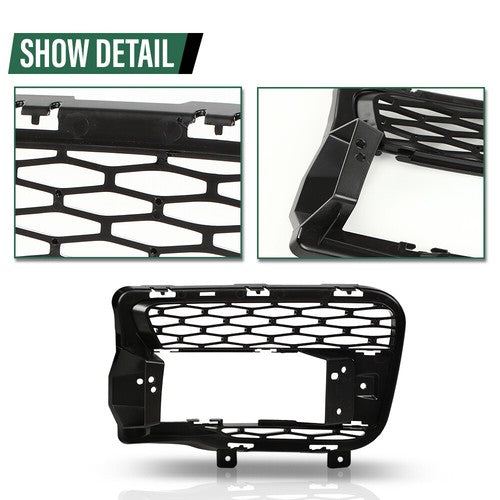 Solid Spare Fit For 14-17 Land Rover Range Rover Sport Front Bumper Fog Light Cover Right