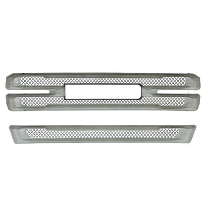 For 2019-2022 GMC Sierra 1500 SLT AT4 Grille Covers Grill Overlay Gloss Black