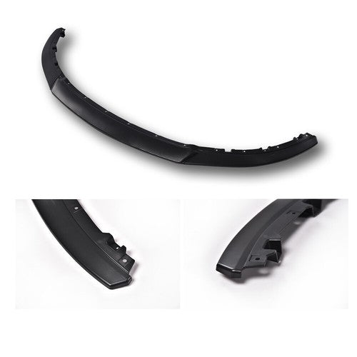 Solid Spare Fit For 13-2014 Ford Mustang R Style Carbon Fiber Look Front Bumper Lip Spoiler